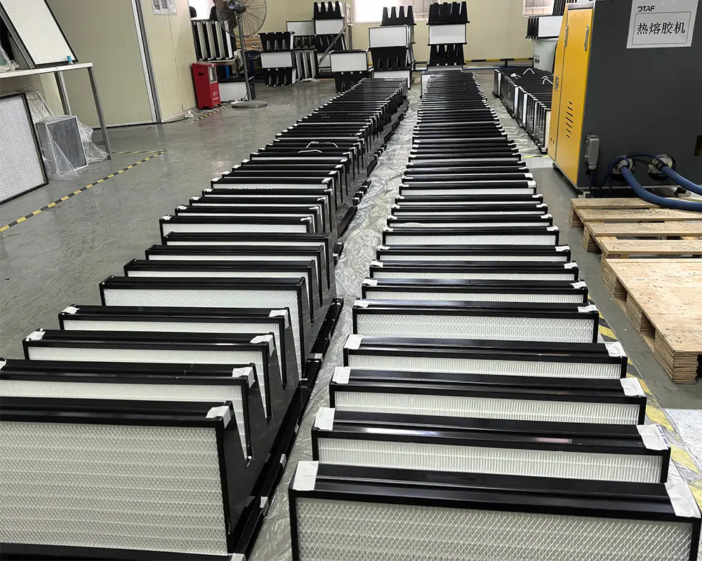 DTAF Air Filter Manufacturer Production Line