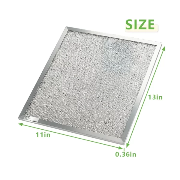 Ultra-thin kitchen air filter