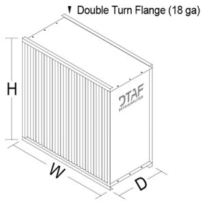 Aluminum partition high-efficiency filter design drawing-1