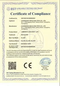 DTAF Air Filter CE Certification