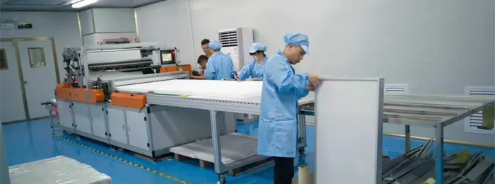 HEPA filter production