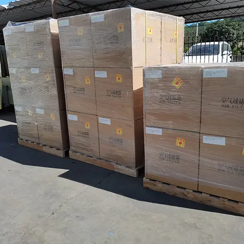 HEPA filter packing